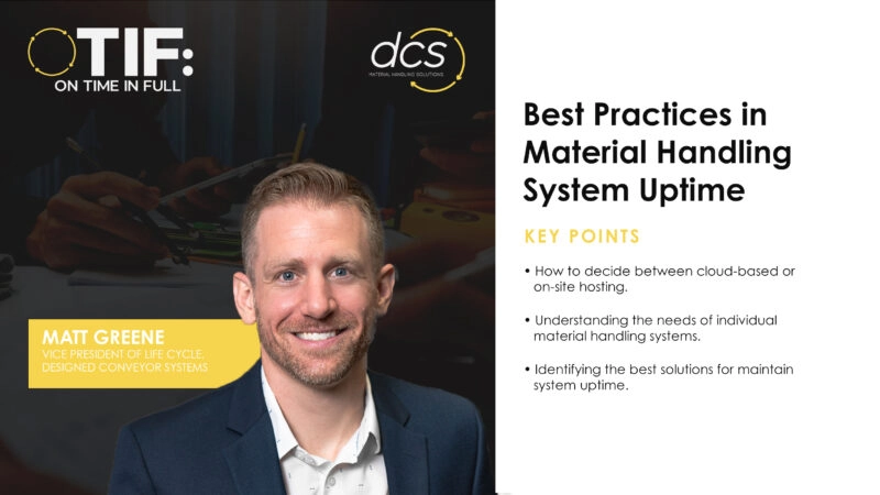The Keys for Maintaining System Uptime in Material Handling