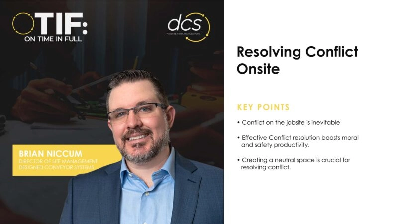 Resolving Conflict On Site