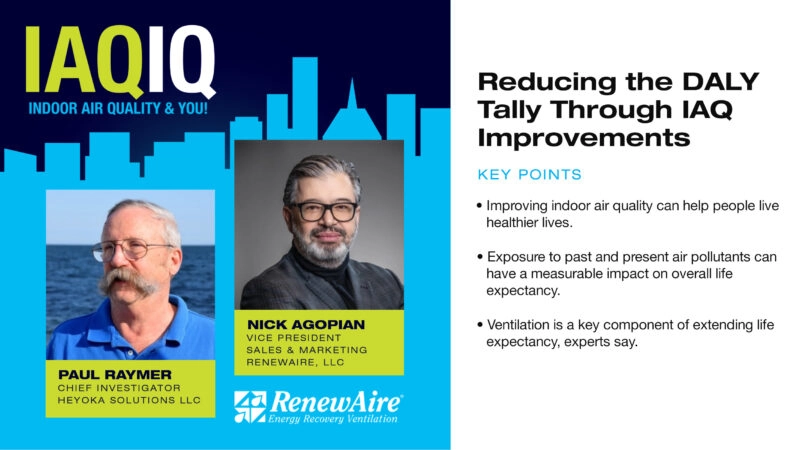 Reducing the DALY Tally Through IAQ Improvements
