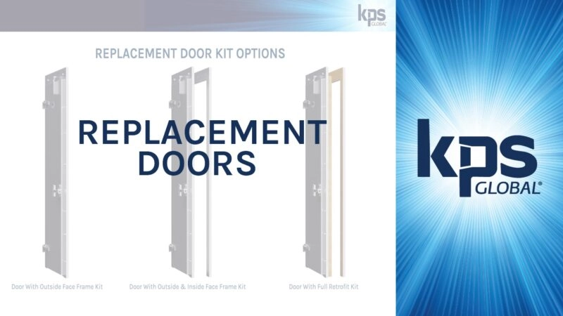 walk-in freezer door