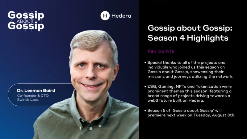 dr. leemon baird and blockchain technology