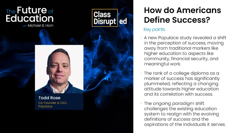 how do Americans define success