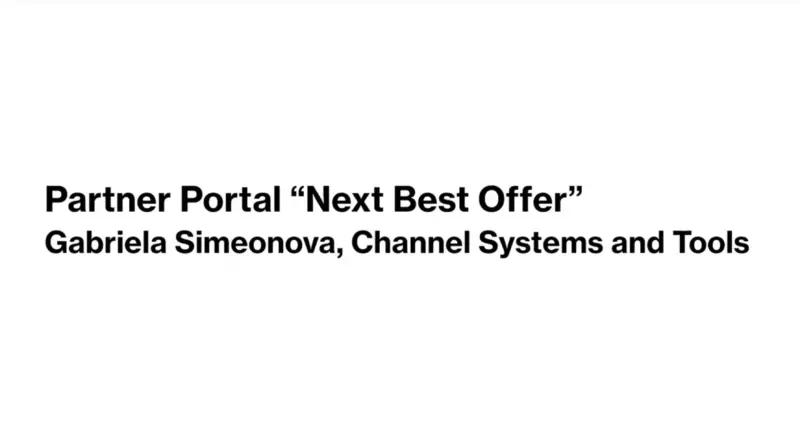 Next Best Offer
