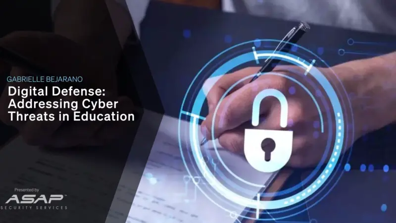 Digital Defense: Addressing Cyber Threats in Education