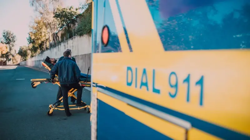 Picture of an ambulance
