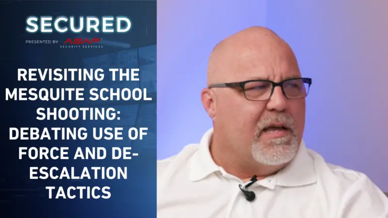 Revisiting the Mesquite School Shooting: Debating Use of Force and De-escalation Tactics