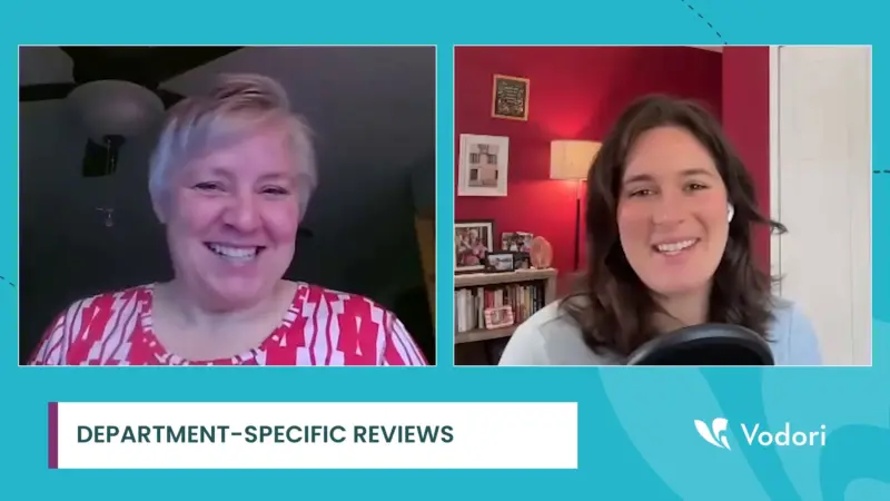 department-specific reviews