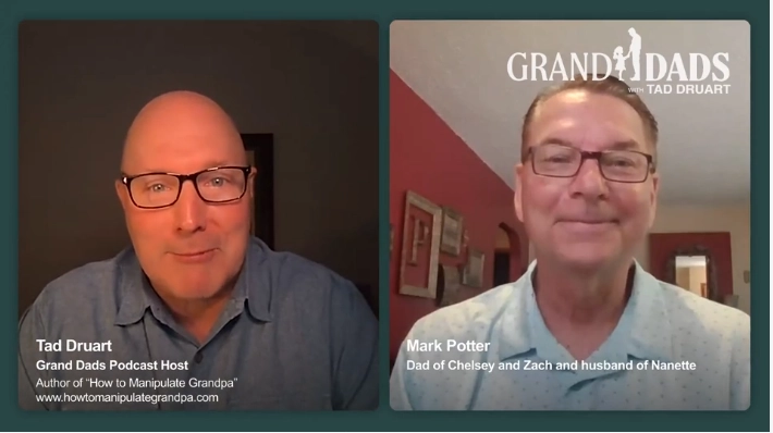 Tad Druart with mental health advocate, Mark Potter