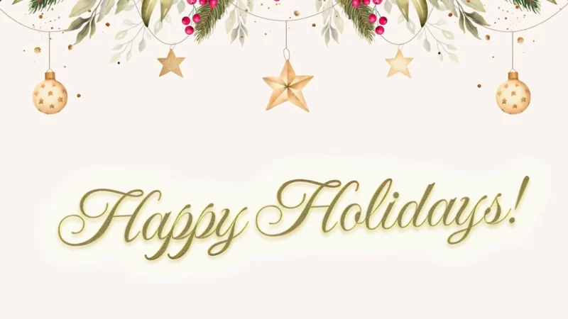 Happy Holidays